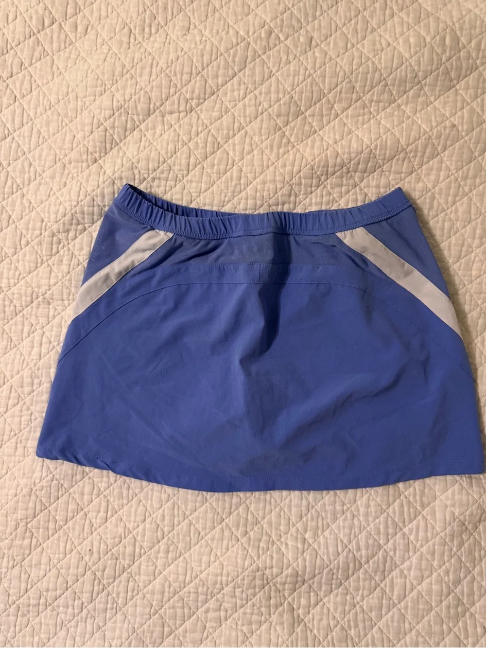 Nike Periwinkle Athletic Skort with white trim